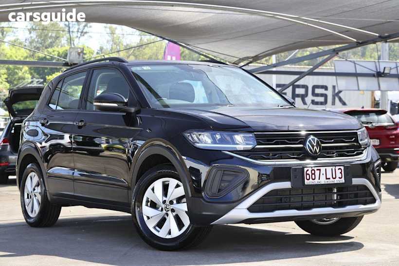 Black 2024 Volkswagen T-Cross Wagon 85Tfi Life