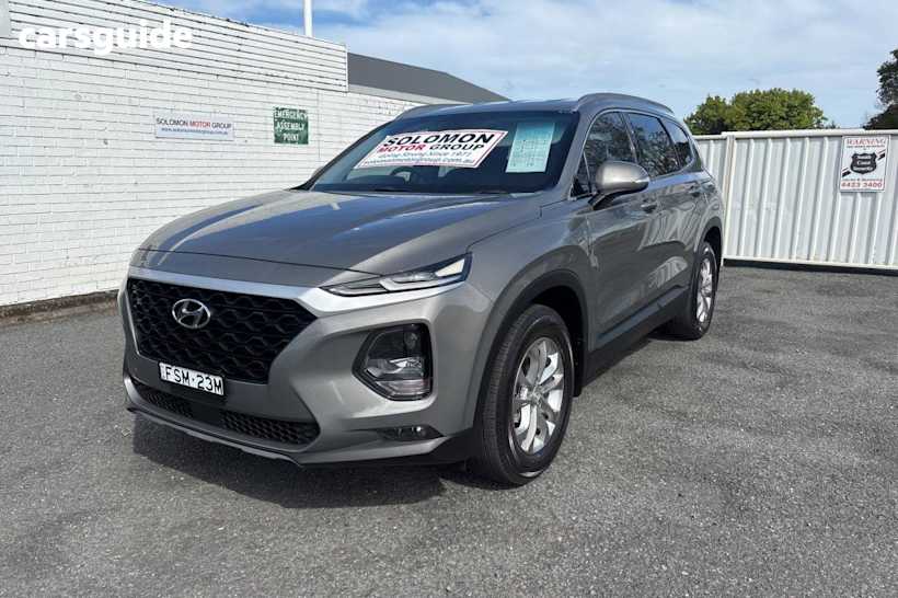 Grey 2019 Hyundai Santa FE Wagon Active Crdi (Awd)