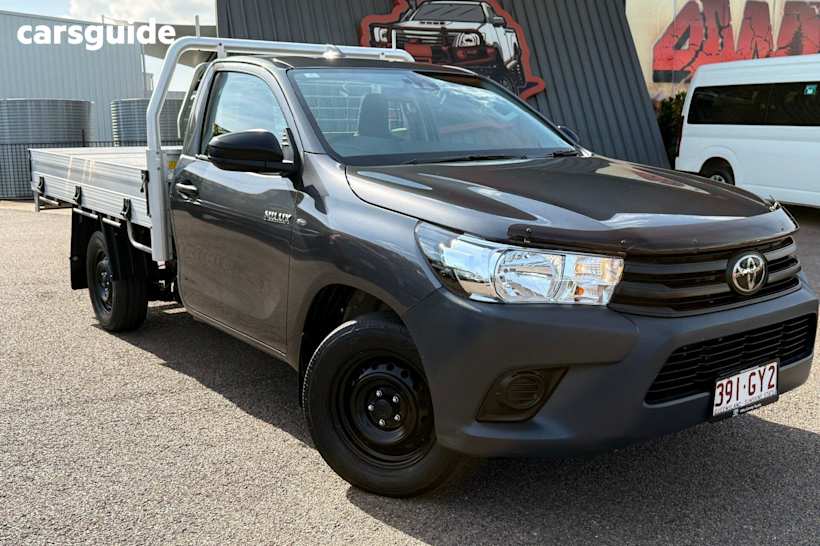 Grey 2022 Toyota Hilux Cab Chassis Workmate (4X2)