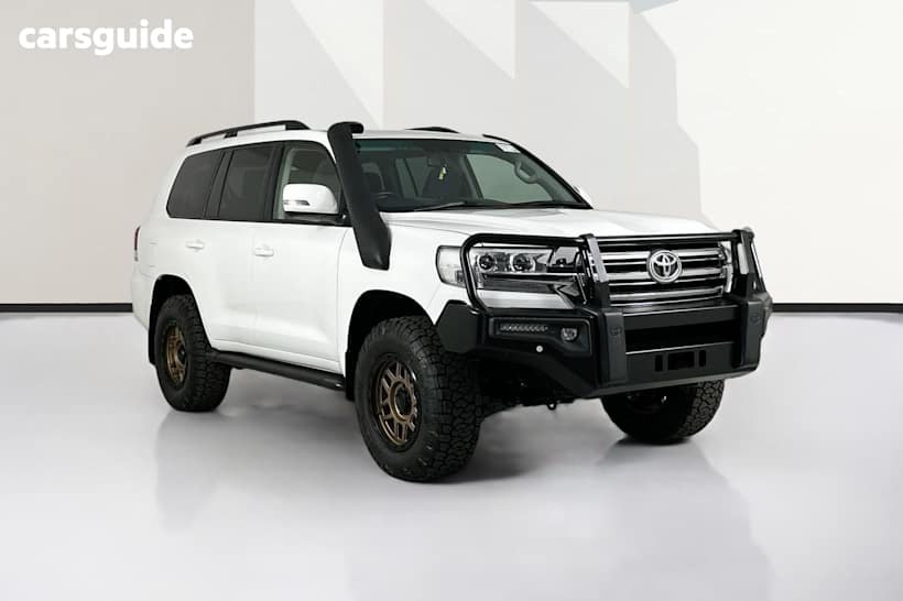 White 2021 Toyota Landcruiser Wagon Lc200 Gxl (4X4)