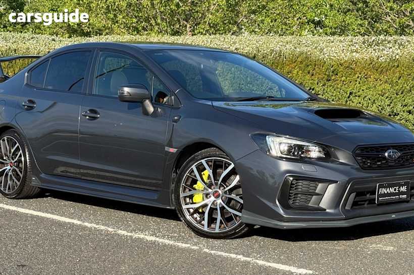 Grey 2020 Subaru WRX Sedan STI 4WD