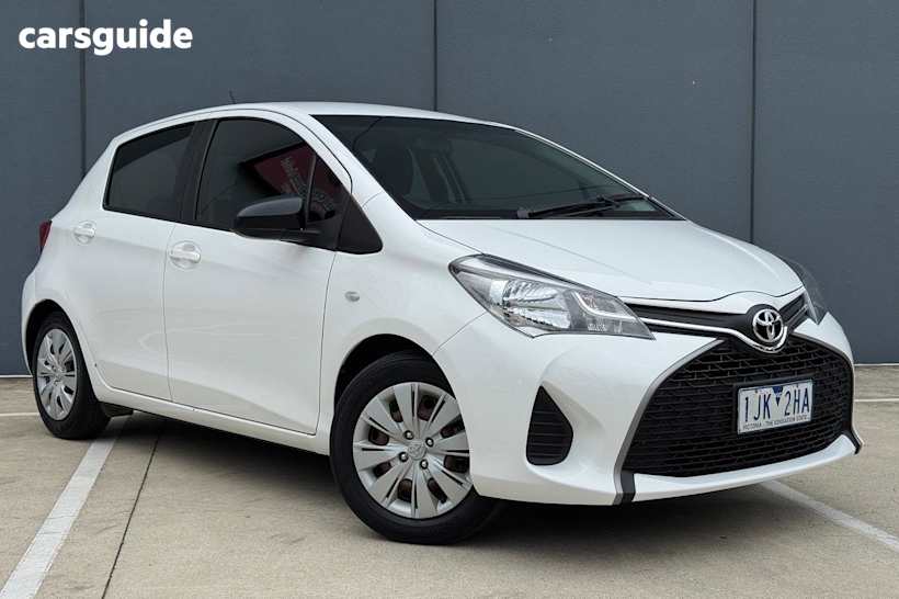 White 2016 Toyota Yaris Hatch ASCENT F