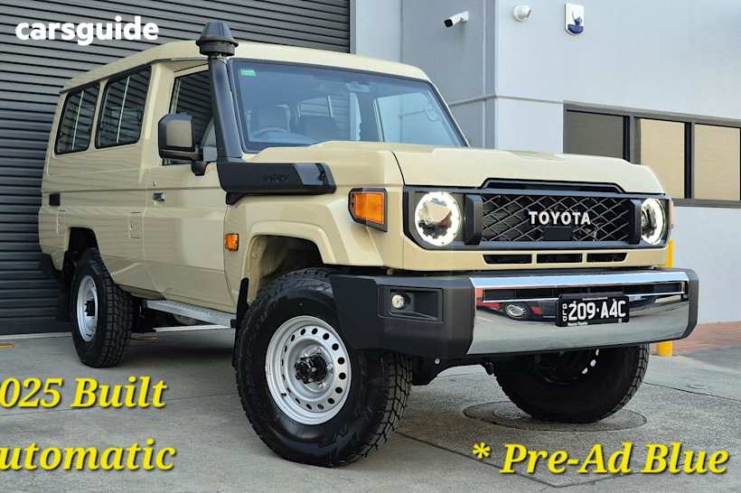 Grey 2025 Toyota Landcruiser SUV GXL TROOPCARRIER 4X4
