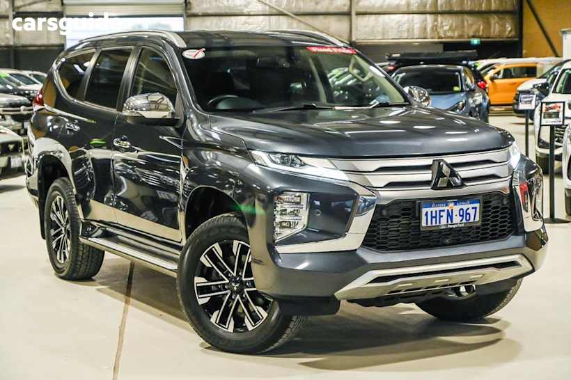 Grey 2021 Mitsubishi Pajero Sport SUV EXCEED 4X4