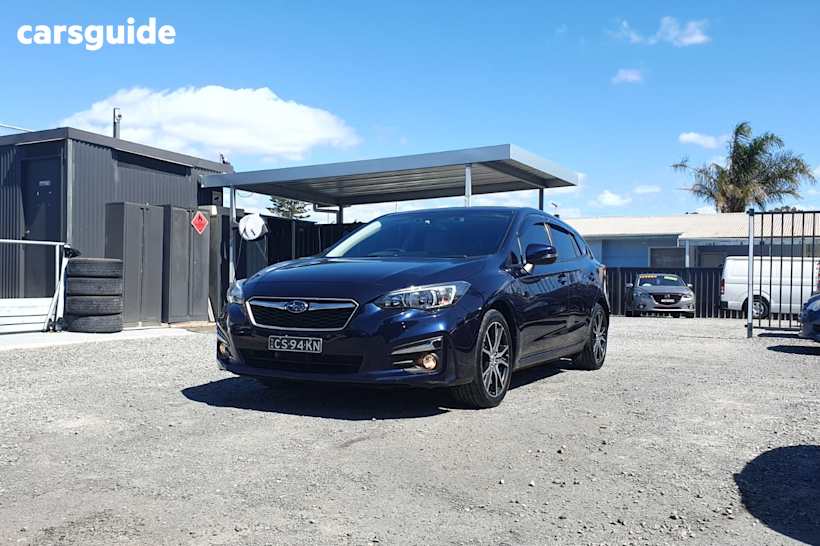Blue 2018 Subaru Impreza Hatchback 2.0I Premium (Awd)
