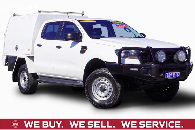 White 2019 Ford Ranger Ute Tray XL 4X4