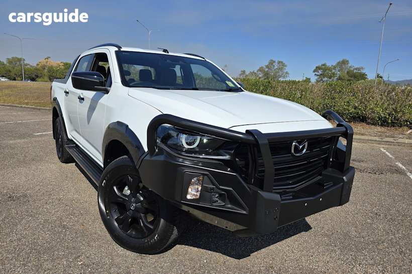 White 2024 Mazda BT-50 Ute Tray SP 4X4