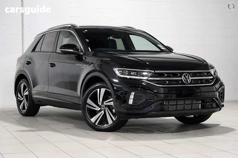 Black 2024 Volkswagen T-ROC SUV 140TSI R-LINE 4WD