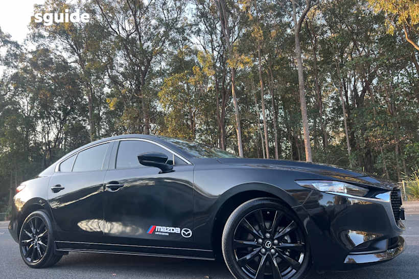 Black 2023 Mazda 3 Sedan G25 Evolve Sp Vision