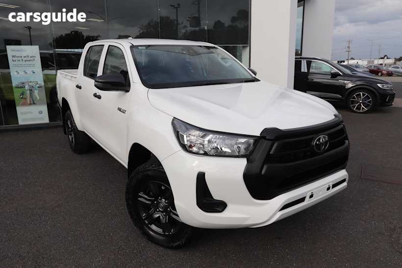 White 2023 Toyota Hilux Ute Tray WORKMATE HI-RIDER R