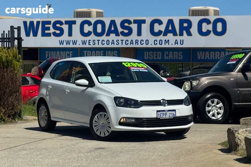 White 2014 Volkswagen Polo Hatchback 66 Tsi Trendline