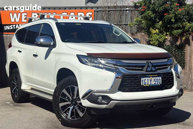 White 2016 Mitsubishi Pajero Sport SUV QE EXCEED WAGON 7ST 5DR SPTS AUTO 8SP 4X4 2.4DT [MY16]
