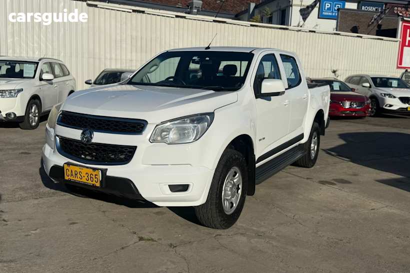 White 2012 Holden Colorado Crew Cab Pickup Lx (4X2)