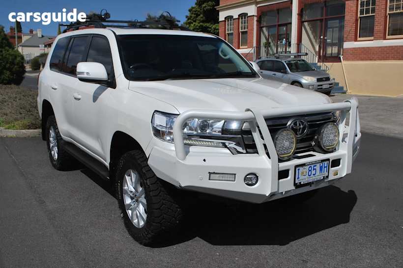 White 2020 Toyota Landcruiser Wagon Lc200 Vx (4X4)