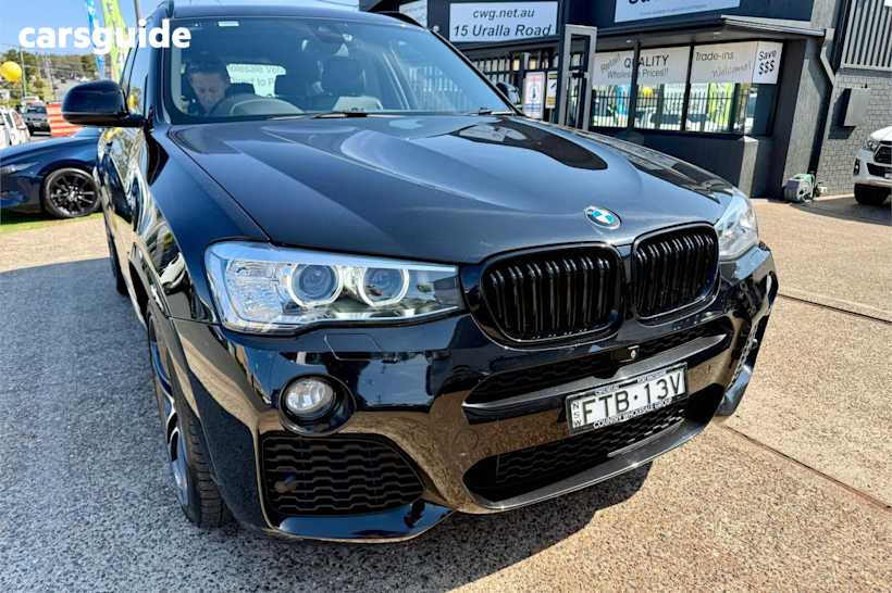 Black 2016 BMW X3 Wagon Xdrive 20D