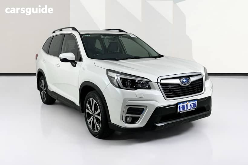 White 2021 Subaru Forester Wagon 2.5I (Awd)