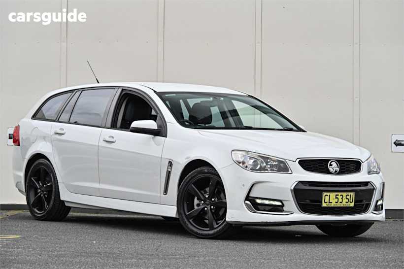 White 2017 Holden Commodore SUV SV6 R