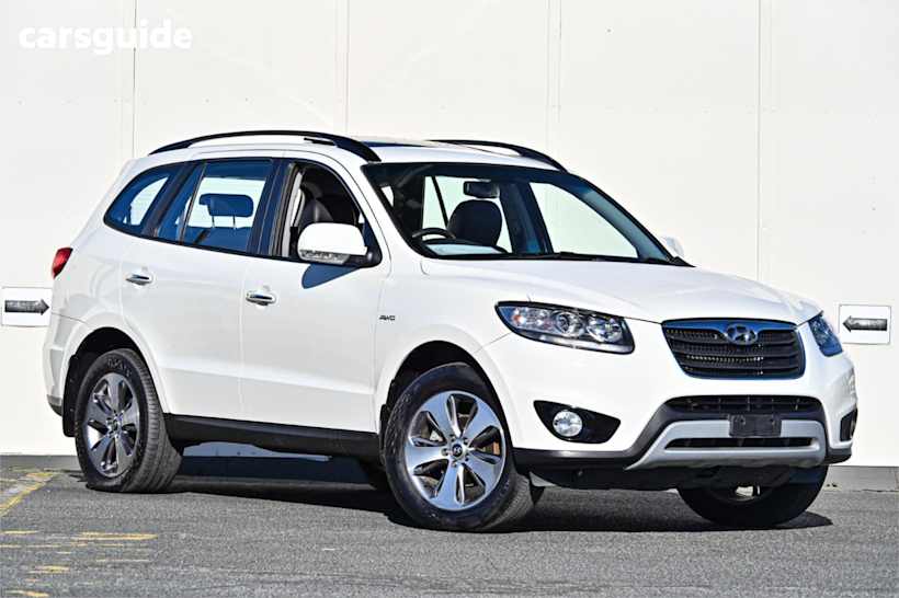 White 2011 Hyundai Santa FE SUV HIGHLANDER 4X4