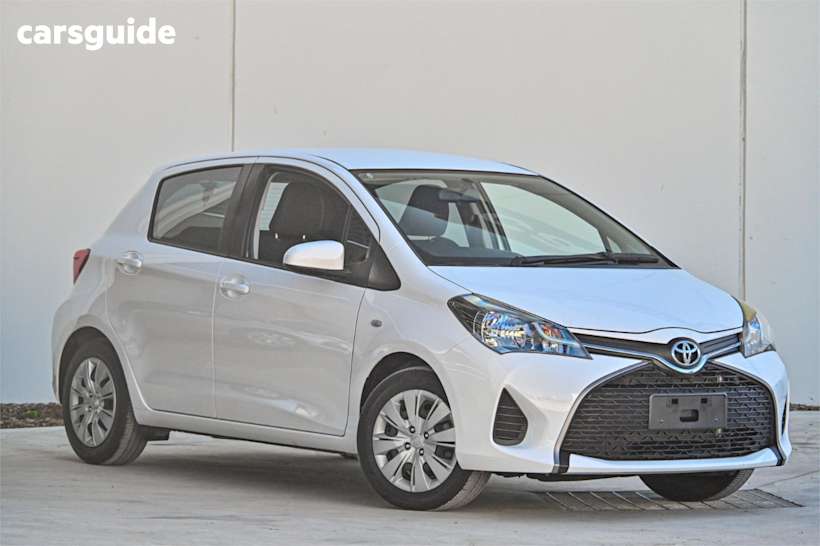 White 2015 Toyota Yaris Hatch ASCENT F