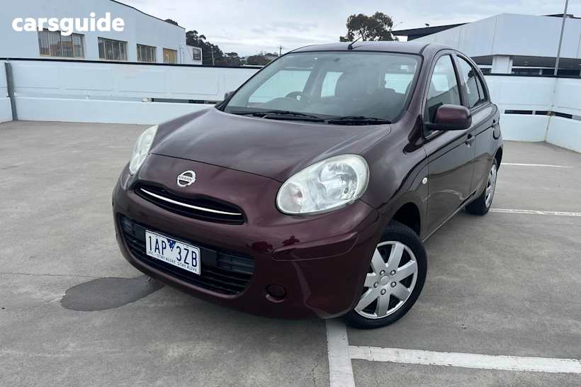Red 2012 Nissan Micra Hatch ST-L F