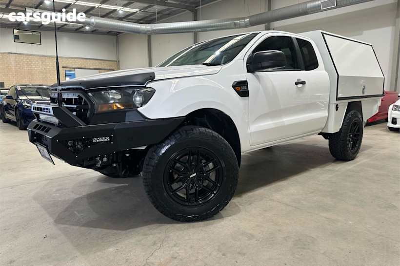 Blue 2019 Ford Ranger Ute Tray XL 4X4