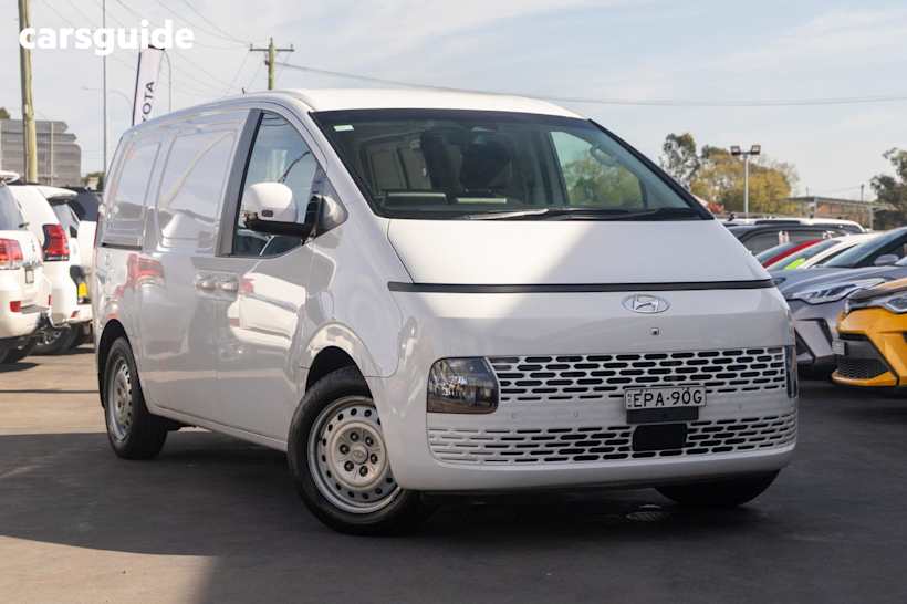 White 2021 Hyundai Staria Load Commercial LIMITED RELEASE F