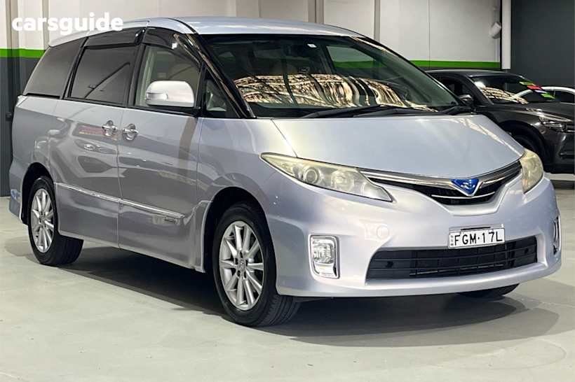 Blue 2013 Toyota Estima SUV AERAS