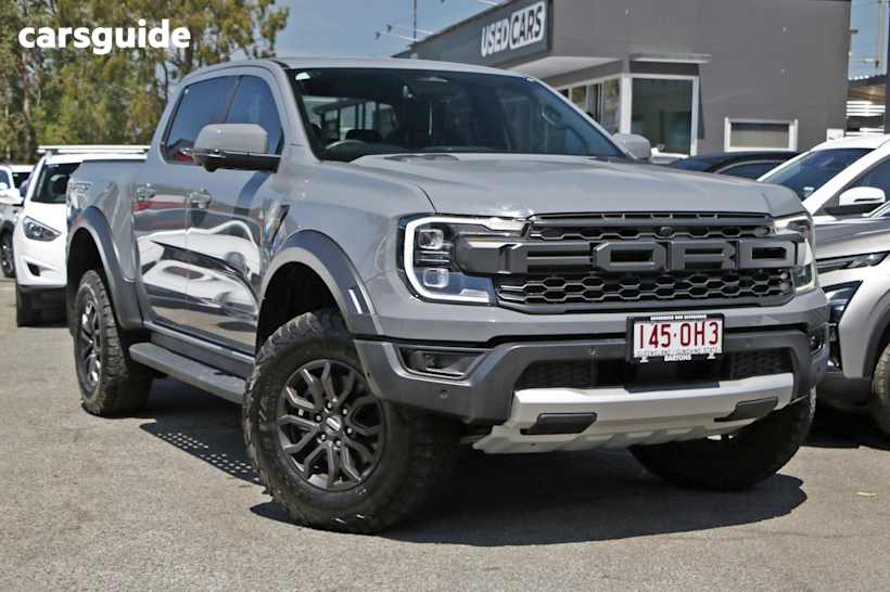 Grey 2023 Ford Ranger Ute Tray RAPTOR 4X4