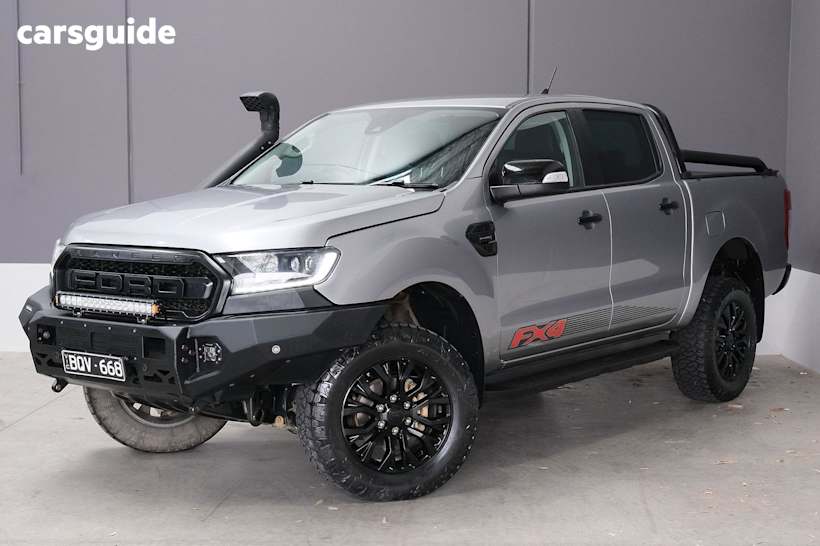 Silver 2021 Ford Ranger Ute Tray FX4 4X4