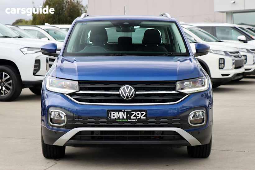 Blue 2021 Volkswagen T-Cross SUV 85TSI STYLE F