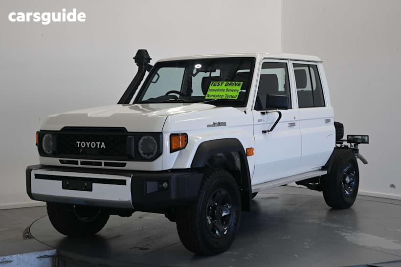 White 2025 Toyota Landcruiser Ute Tray GXL 4X4