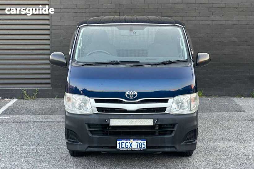 Blue 2013 Toyota HiAce Commercial R