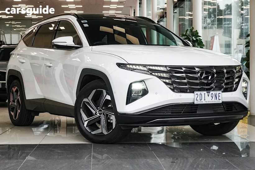 White 2023 Hyundai Tucson SUV HIGHLANDER 4X4