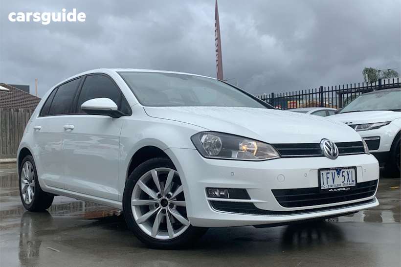 White 2015 Volkswagen Golf Hatch 110TSI HIGHLINE F