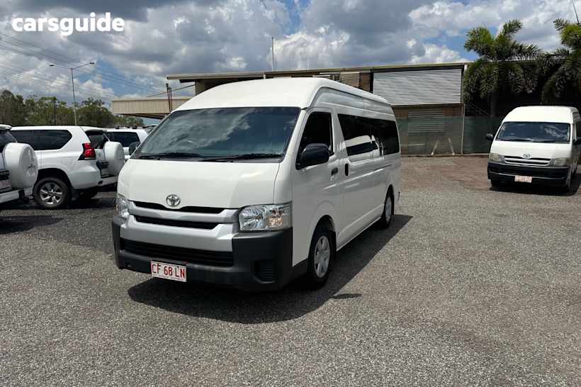White 2018 Toyota HiAce Bus Commuter