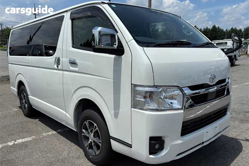 White 2024 Toyota HiAce Commercial SUPER GL 2.8L DIESEL VAN CAMPERVAN