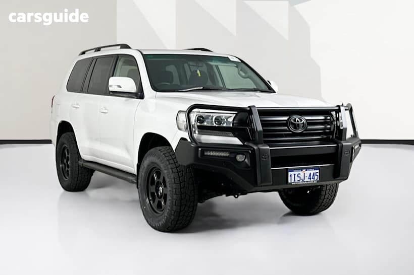White 2019 Toyota Landcruiser Wagon Lc200 Gxl (4X4)