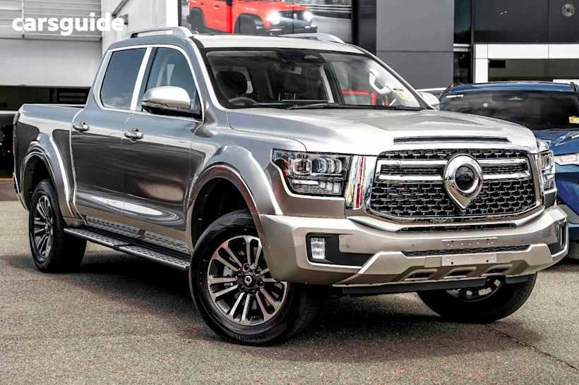 Silver 2025 GWM Cannon Alpha Ute Tray ULTRA HYBRID 4WD