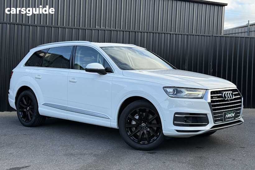 White 2015 Audi Q7 SUV TDI 4WD