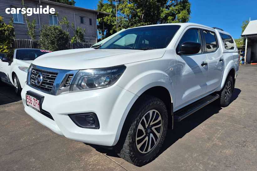 White 2019 Nissan Navara Ute Tray SL 4X4