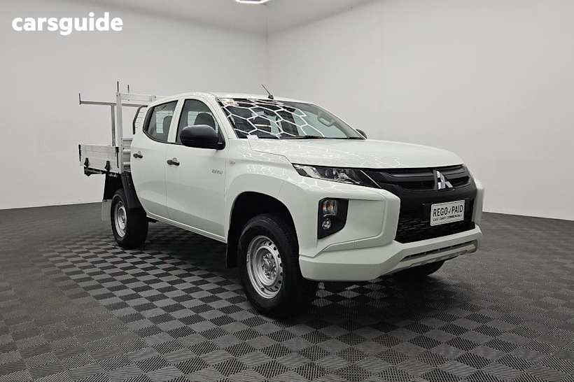 White 2022 Mitsubishi Triton Ute Tray GLX 4X4