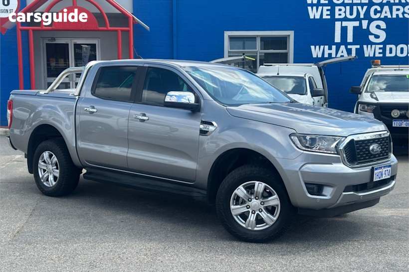 Silver 2022 Ford Ranger Ute Tray XLT 4X4