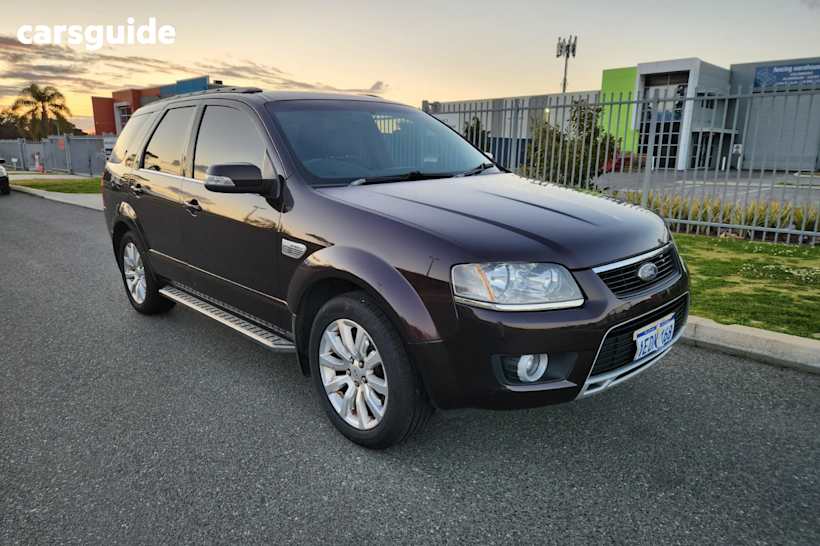 Red 2010 Ford Territory Wagon Ghia (4X4)