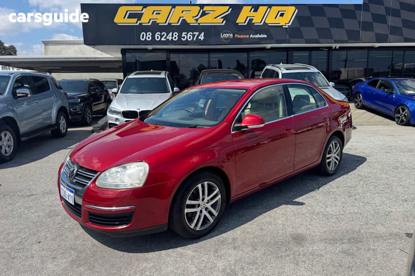 Red 2006 Volkswagen Jetta Sedan 2.0 Tdi
