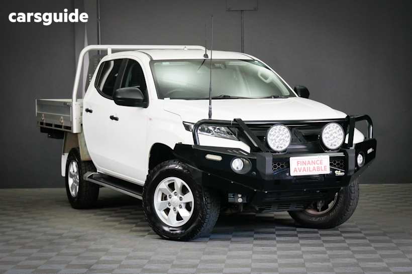 White 2021 Mitsubishi Triton Double Cab Pick Up Glx+ (4X4)