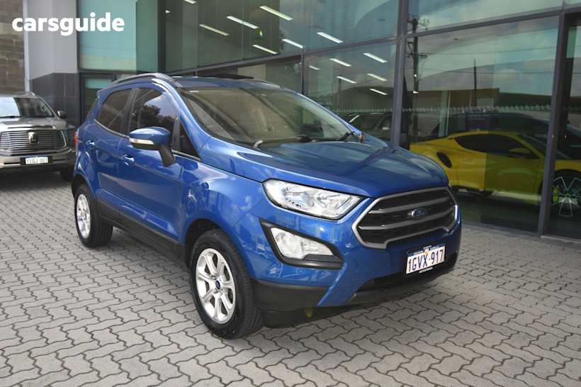 Blue 2019 Ford Ecosport SUV TREND F