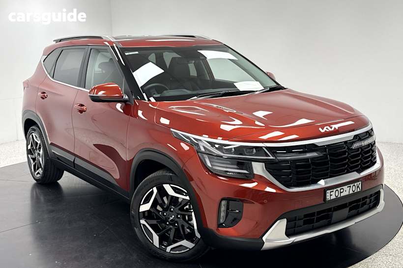 Orange 2025 Kia Seltos SUV GT-LINE 4X4