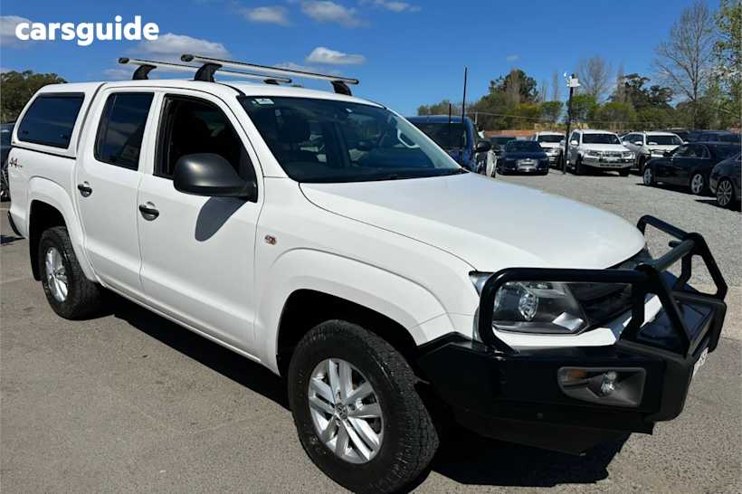 White 2018 Volkswagen Amarok Ute Tray TDI420 CORE 4X4