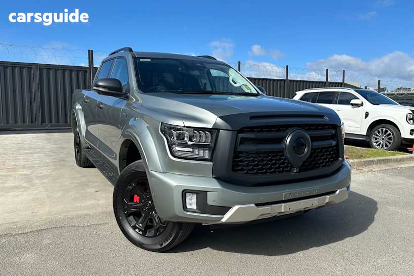 Grey 2025 GWM Cannon Alpha Ute Tray ULTRA PHEV 4WD