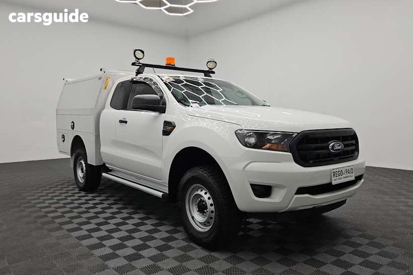 White 2018 Ford Ranger Ute Tray XL 4X4
